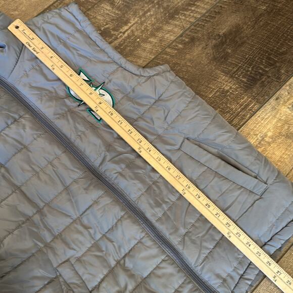 MLB Seattle Mariners Kids' Puffy Vest Gray Size Youth L - Picture 3 of 5